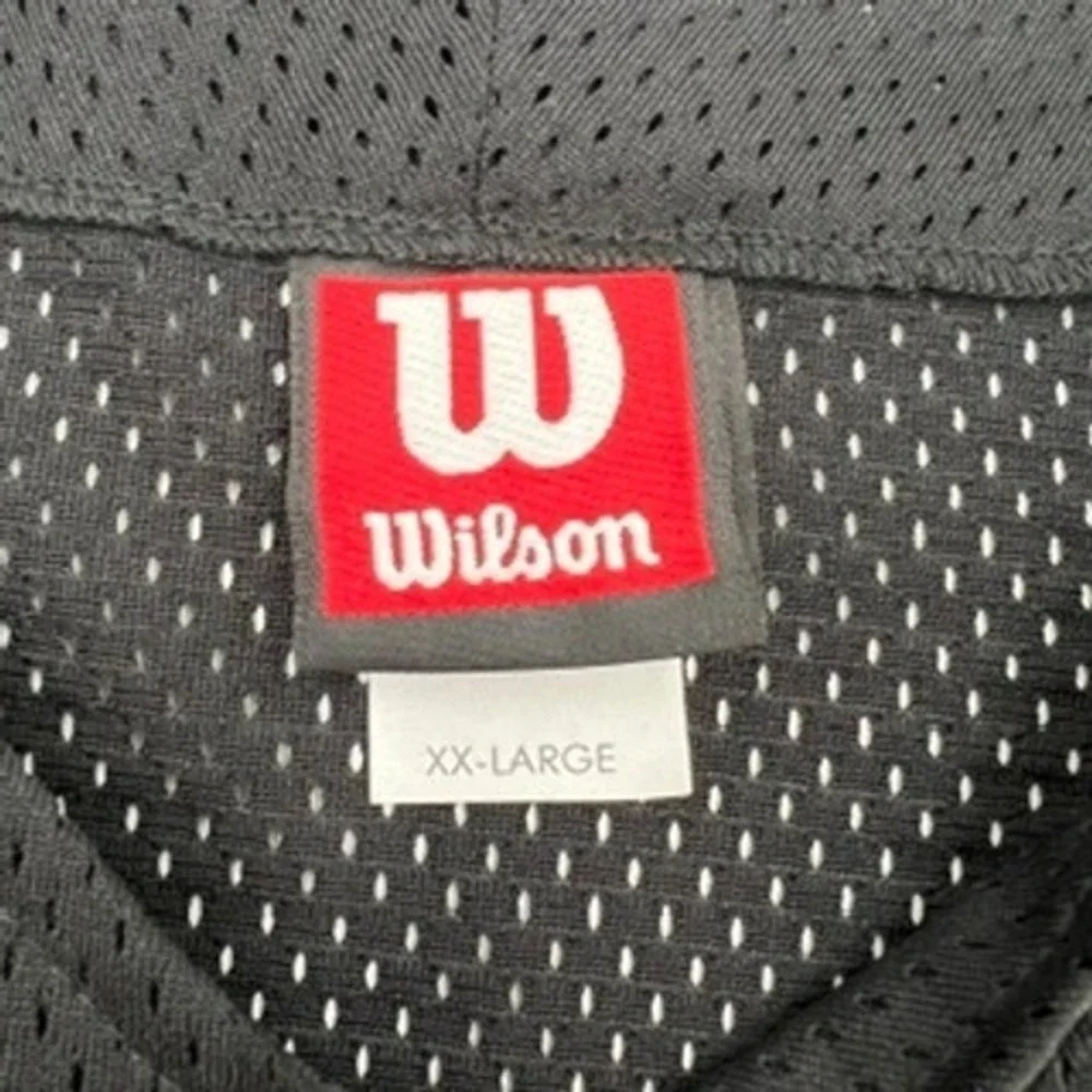 Wilson‎ Harley-Davidson Silver Eagle Baseball Jersey Black Mesh Mens XXL 03 Iowa